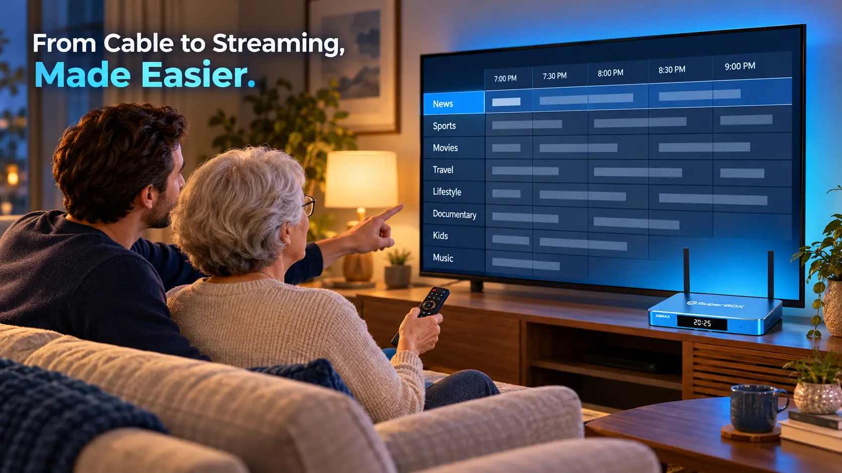 A simpler TV routine together