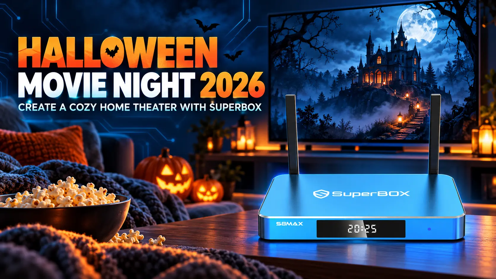 Cozy Halloween movie night with SuperBox ftr