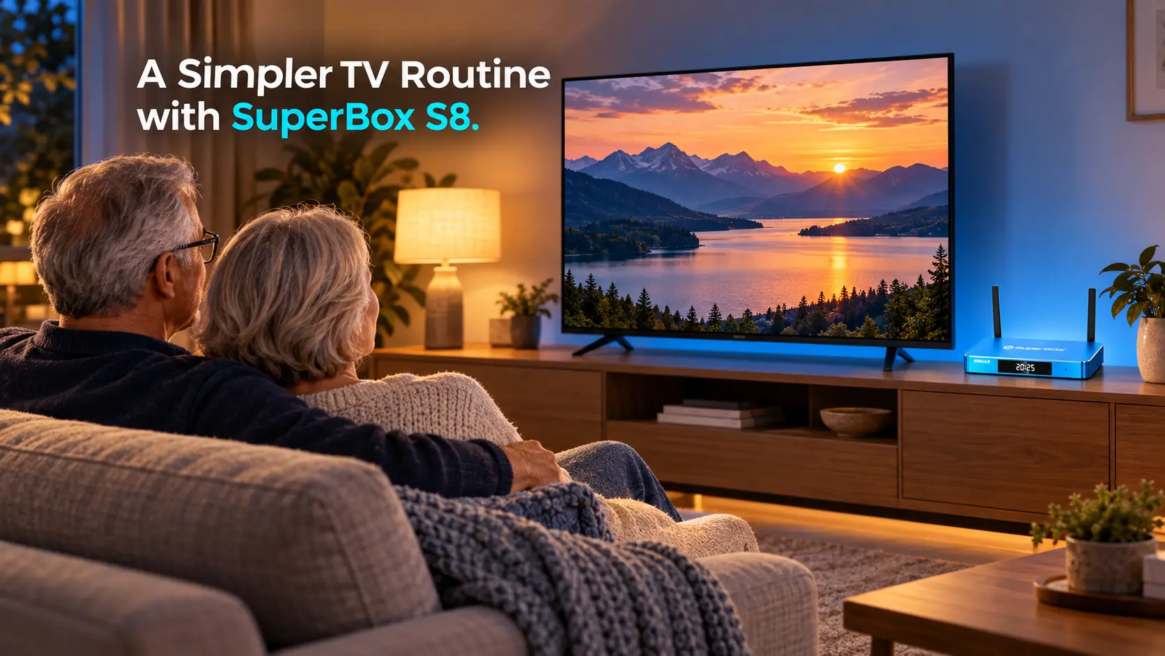 SuperBox S8 for Parents and Seniors: What Makes a TV Setup Easier? 14 Cozy TV Night with SuperBox S8