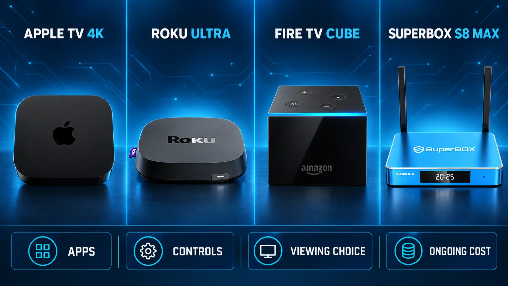 Four device streaming player comparison 1