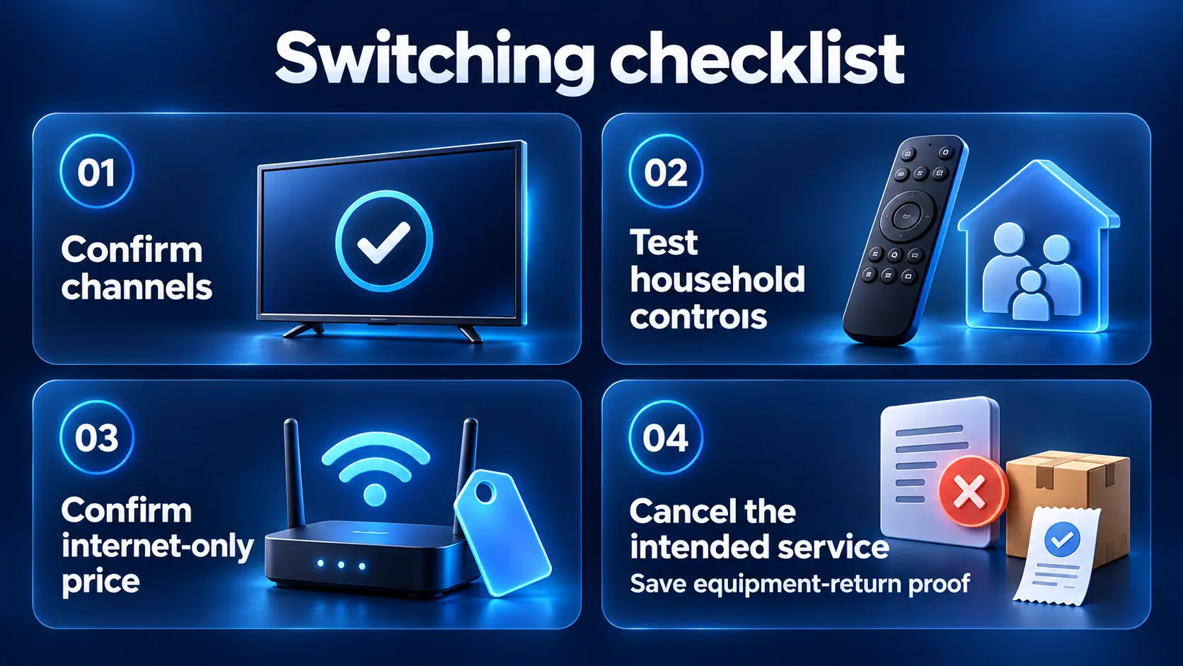 Best Alternatives to Comcast and Xfinity TV in 2026: Compare Costs, Channels and SuperBox S8 18 Four step switching checklist