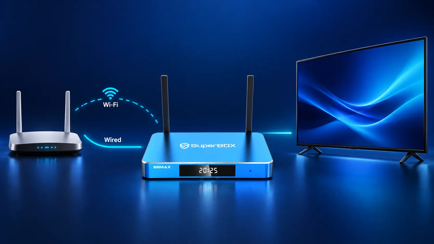 SuperBox S8 Max connectivity map