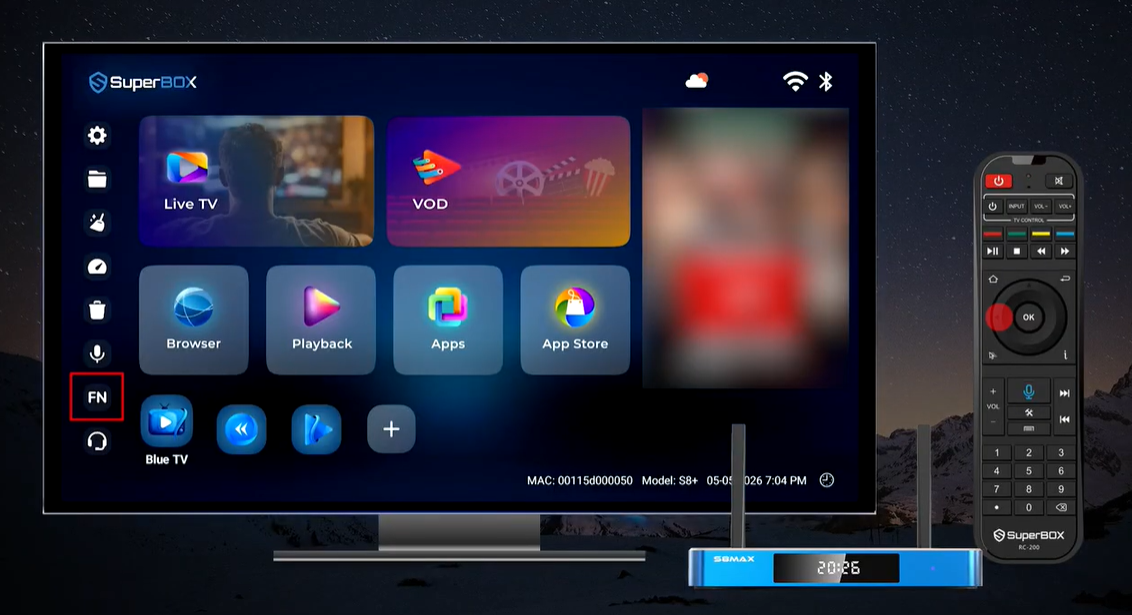 SuperBox S8 Shortcuts and Number Keys Setup Guide 22 SuperBox S8 Quick App step 1