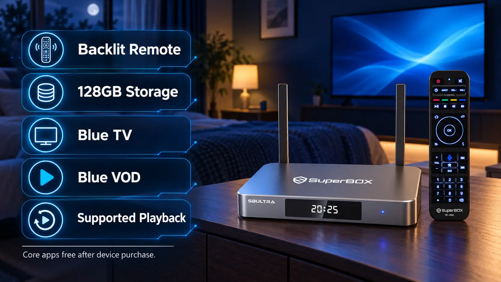 Best Streaming Box for Bedroom: 4 Options Compared 14 SuperBox S8 Ultra Nighttime Benefits