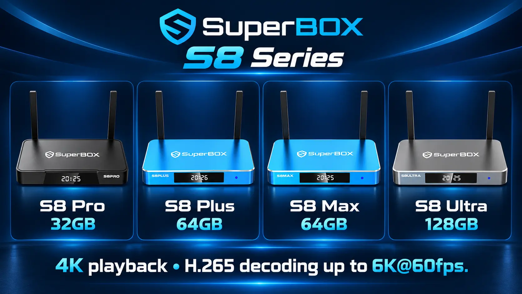 SuperBox S8 series lineup