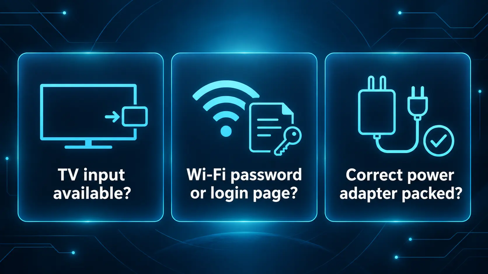Streaming Devices for Hotels in 2026: What to Bring and How to Connect 13 Travel tech readiness checklist